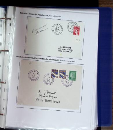 1966-1979 Belle exposition sur le bureau postal PARIS