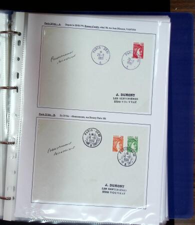 1966-1979 Belle exposition sur le bureau postal PARIS