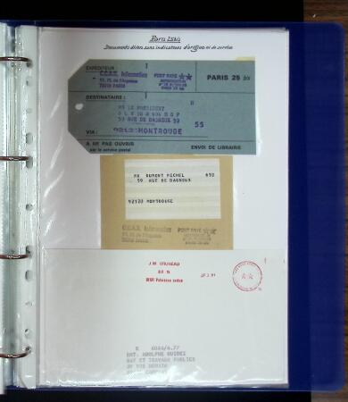 1966-1979 Belle exposition sur le bureau postal PARIS