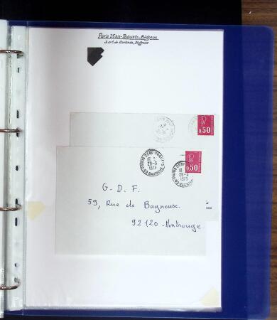 1966-1979 Belle exposition sur le bureau postal PARIS