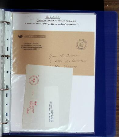 1966-1979 Belle exposition sur le bureau postal PARIS