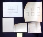 1947-1949 Petit feuillet contenant un ensemble de blocs