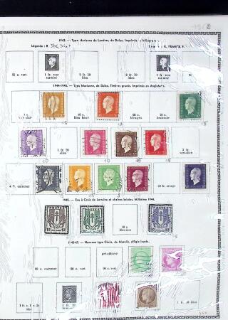 1876-1955 Début de collection de France en album Thiaude