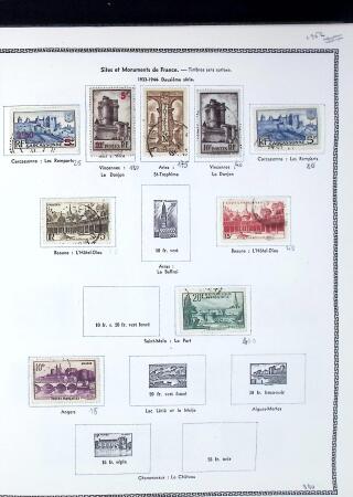 1876-1955 Début de collection de France en album Thiaude