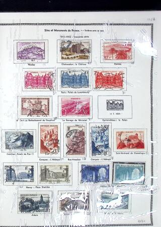 1876-1955 Début de collection de France en album Thiaude