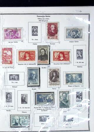 1876-1955 Début de collection de France en album Thiaude