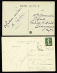 2 cartes postales de Saint Marc (Loire Inf) sur le canot de sauvetage Meg Charcot, don de madame Charcot (n°2057) et son baptême (n°2058). TB
