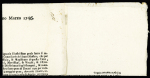 1744 Aque N°4641, this type of document was used between from April 1744 to March 1746, the "earliest" postal stationery, scarce