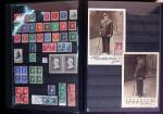 1940-45 Collection sur le Maréchal Pétain avec timbres