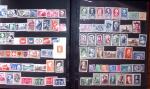 1852-1982 Collection d'oblitérés et stock en 3 classeurs,