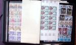 1852-1982 Collection d'oblitérés et stock en 3 classeurs,
