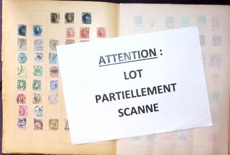Old-time collection on pages, noted Thailand
