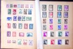 Old-time collection on pages, noted Thailand