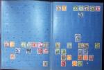 Old-time collection on pages, noted Thailand