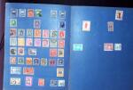 Old-time collection on pages, noted Thailand