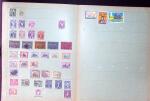 Old-time collection on pages, noted Thailand