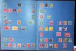 Old-time collection on pages, noted Thailand
