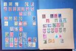 Old-time collection on pages, noted Thailand