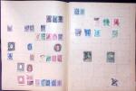 Old-time collection on pages, noted Thailand