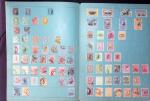 Old-time collection on pages, noted Thailand