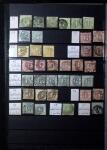 1850-75, Small collection of German States on stockpages,