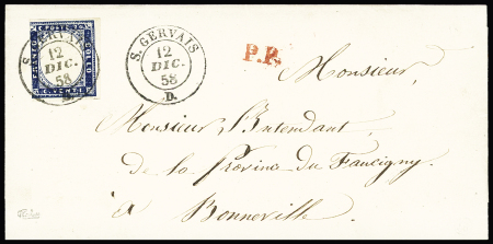 S. GERVAIS càd sarde très bien frappé 12.12.1858