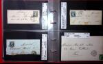 1849-1900 Près de 350 lettres classiques à la pièce,