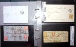 1849-1900 Près de 350 lettres classiques à la pièce,