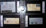 1849-1900 Près de 350 lettres classiques à la pièce,