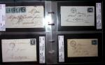 1849-1900 Près de 350 lettres classiques à la pièce,