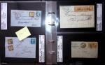 1849-1900 Près de 350 lettres classiques à la pièce,