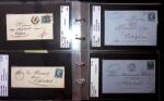 1849-1900 Près de 350 lettres classiques à la pièce,
