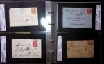 1849-1900 Près de 350 lettres classiques à la pièce,