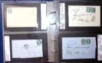 1849-1900 Près de 350 lettres classiques à la pièce,