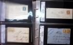 1849-1900 Près de 350 lettres classiques à la pièce,