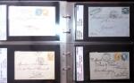 1849-1900 Près de 350 lettres classiques à la pièce,