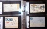 1849-1900 Près de 350 lettres classiques à la pièce,