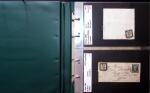 1849-1900 Près de 350 lettres classiques à la pièce,