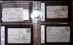 1849-1900 Près de 350 lettres classiques à la pièce,