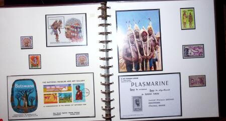 THEMATIC COLLECTION of sea shells in 9 albums