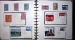 THEMATIC COLLECTION of sea shells in 9 albums