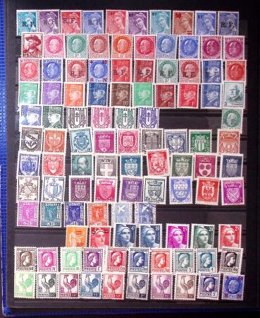 1849-1980 Belle collection de France avec de bonne