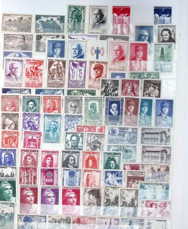 1849-1980 Belle collection de France avec de bonne