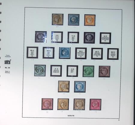 1849-1999 Collection de France en 6 albums, bien avancée
