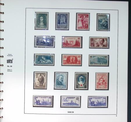 1849-1999 Collection de France en 6 albums, bien avancée