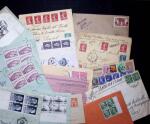 1900-50, Lot de 126 lettres de France et colonies dont