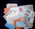 1900-50, Lot de 126 lettres de France et colonies dont