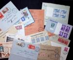 1900-50, Lot de 126 lettres de France et colonies dont
