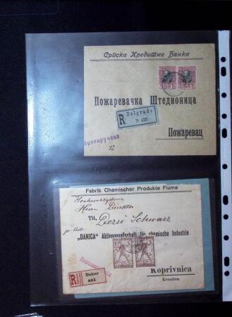 1880-1920, Lot of 294 postal stationery from Serbia,