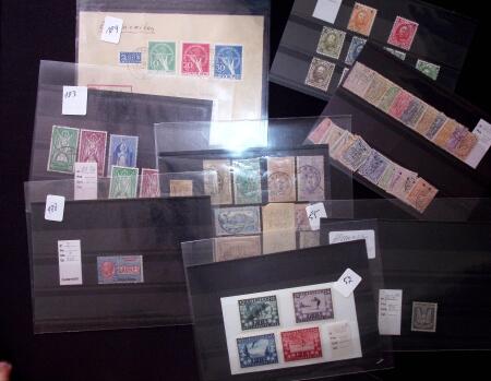 1852-1950, Fascinating all-world selection on stockcards,